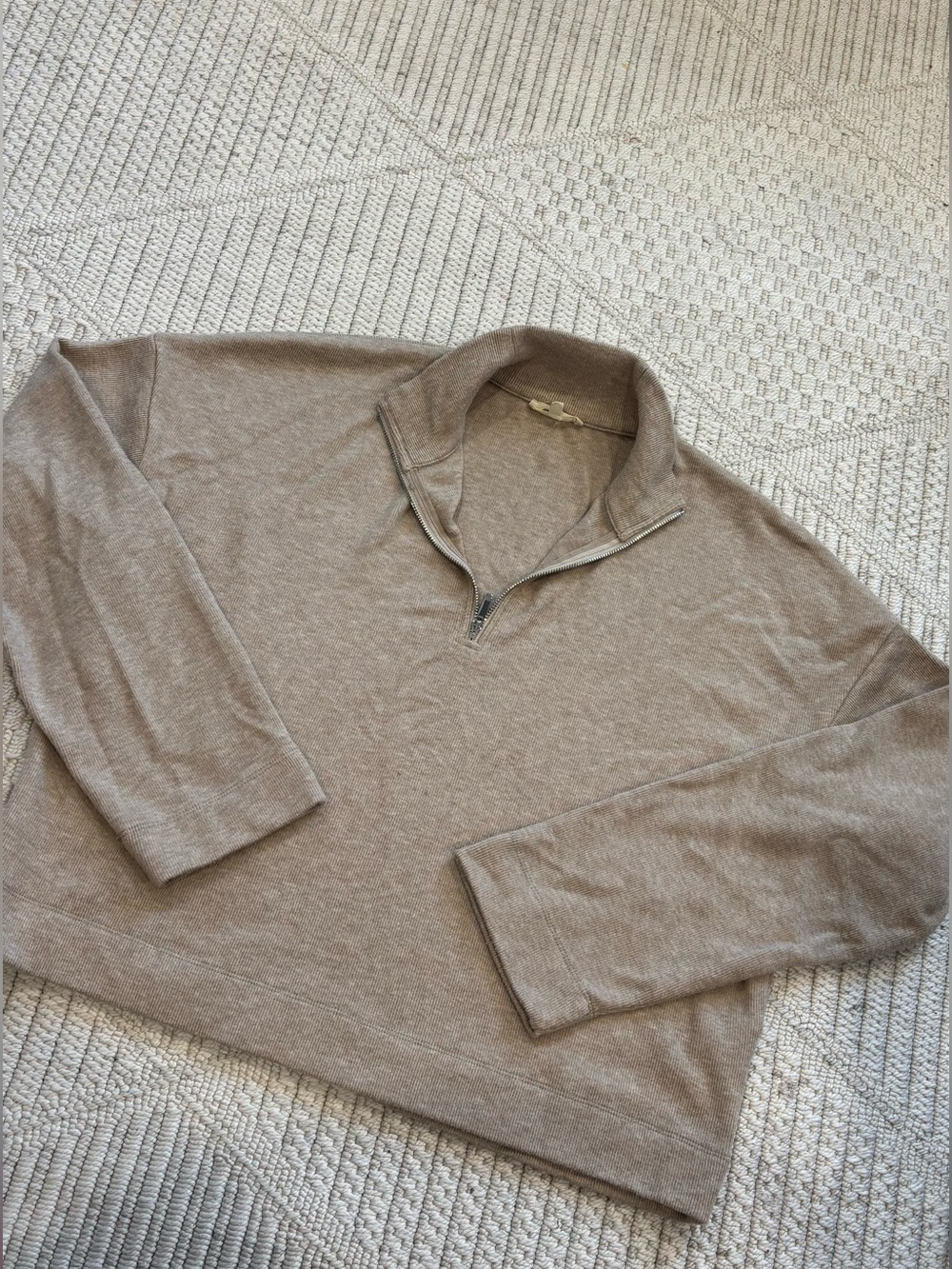 Madewell Quarter Zip Sweater